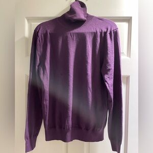 Perry Ellis Deep Purple Knit Sweater